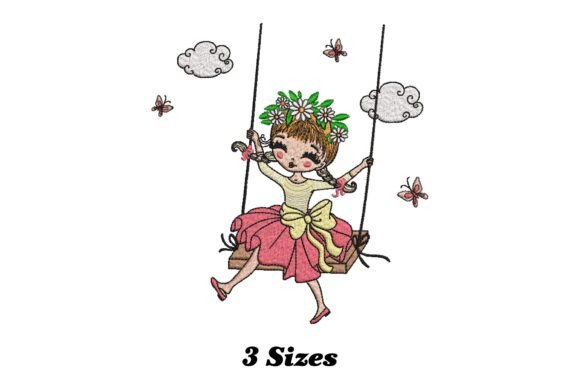 Baby Girl Swing Embroidery Design Review