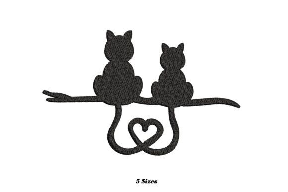 Cat Heart: A Playful Holiday Embroidery Staple