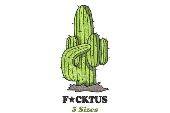 Funny Cactus Middle: A Playful Seasonal Embroidery Staple