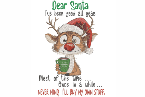 Funny Reindeer: A Smart Choice for Small Business Embroidery