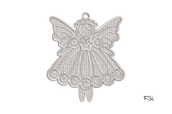 Lace Angel: A Thoughtful Embroidery Design for Meaningful Gifts