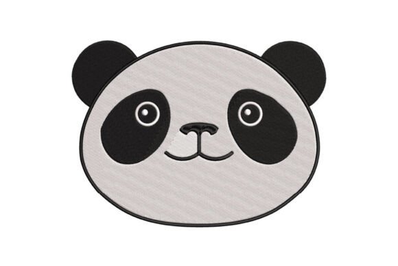 Panda Head: A Playful, Gift-Ready Embroidery Design