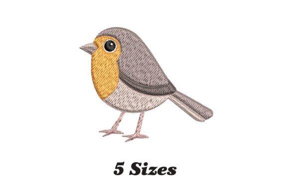 Robin Bird: A Whimsical Embroidery Design Review for Boutique Sweatshirts