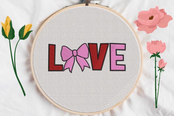 Valentine Bow Love